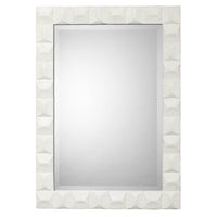 Astor White Plaster Paris Mirror | Bone & Brass