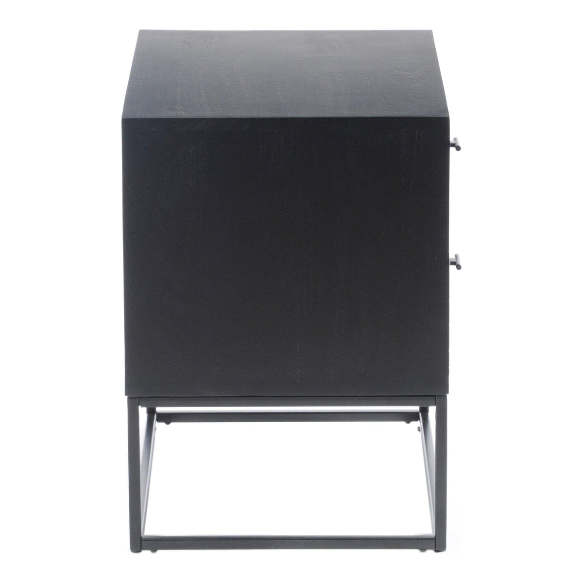 Atelier Nightstand Black - Nightstand View | Bone & Brass