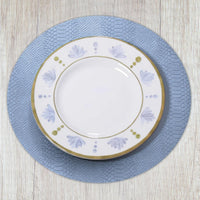Athena Blue & Green Dinner Plate Set of 4 - Plate Detail | Bone & Brass