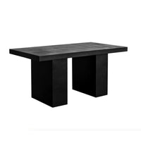 Aurelius Black Concrete Dining Table - Table Detail | Bone & Brass