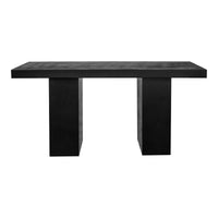 Aurelius Black Concrete Dining Table | Bone & Brass