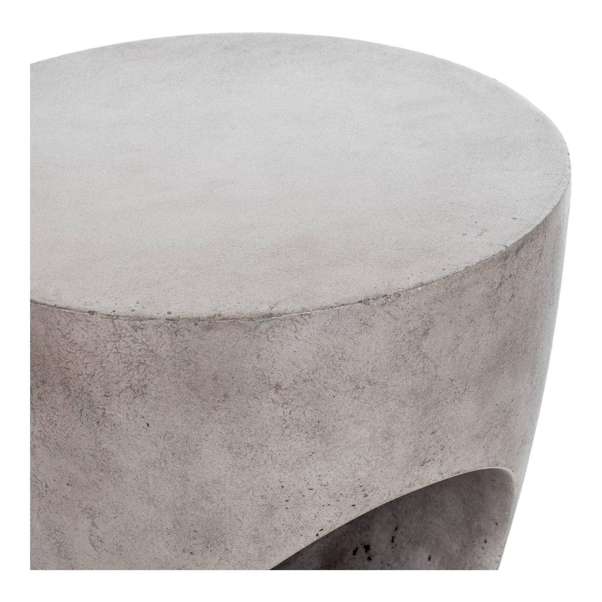 Aylard Light Grey Outdoor Stool - Outdoor Stool Detail | Bone & Brass