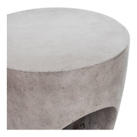 Aylard Light Grey Outdoor Stool - Outdoor Stool Detail | Bone & Brass
