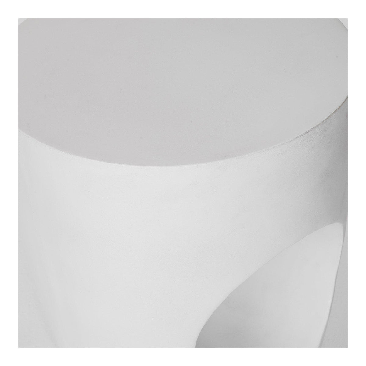 Aylard Outdoor Stool Ivory - Outdoor Stool Detail | Bone & Brass