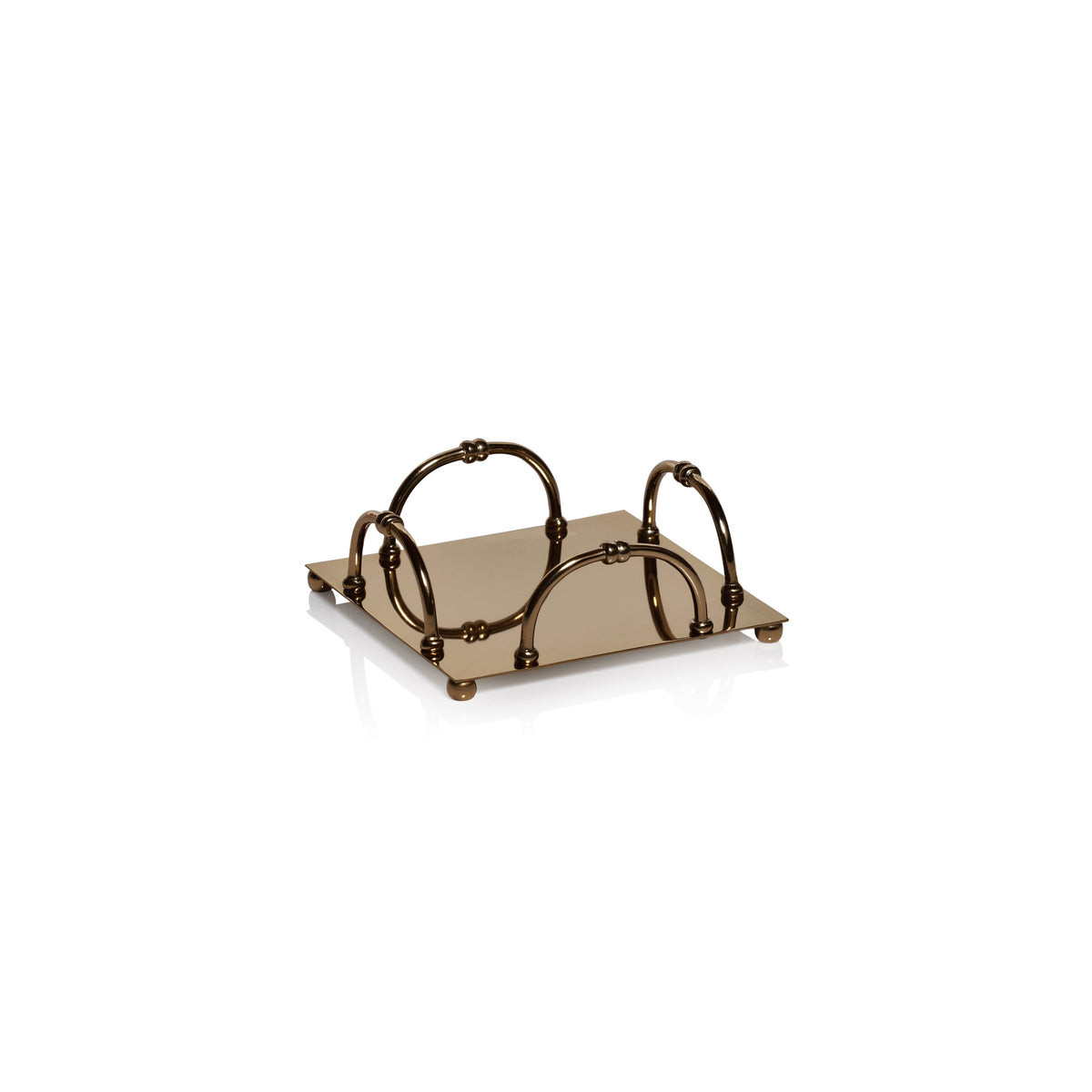 Azalea Gold Cocktail Napkin Holder | Bone & Brass
