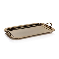 Azalea Gold Rectangular Serving Tray | Bone & Brass
