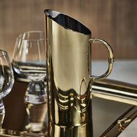 Azalea Gold Tall Pitcher - Pitcher Detail | Bone & Brass