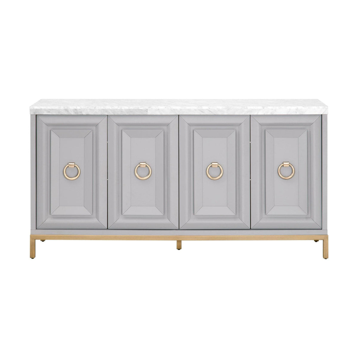 Allen Dove Gray Media Sideboard