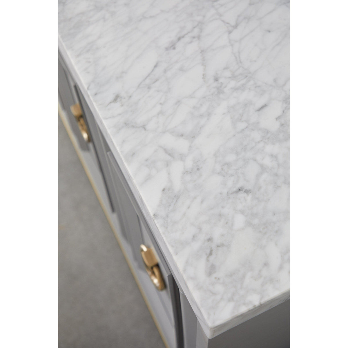 Allen Dove Gray Media Sideboard