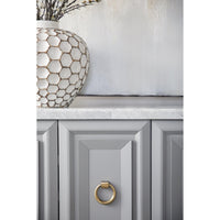 Allen Dove Gray Media Sideboard