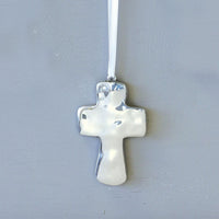 Baby Athens Cross Ornament - Detail View | Bone & Brass