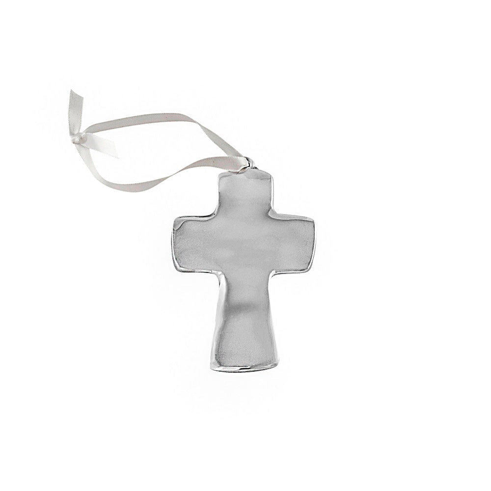 Baby Athens Cross Ornament - Side View | Bone & Brass