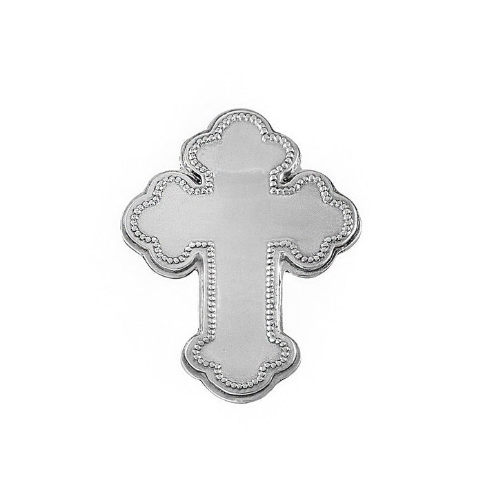 Baby Pearl Cross Keepsake | Bone & Brass