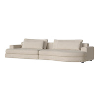 Baela Sofa - Danny Cream - Sofa View | Bone & Brass