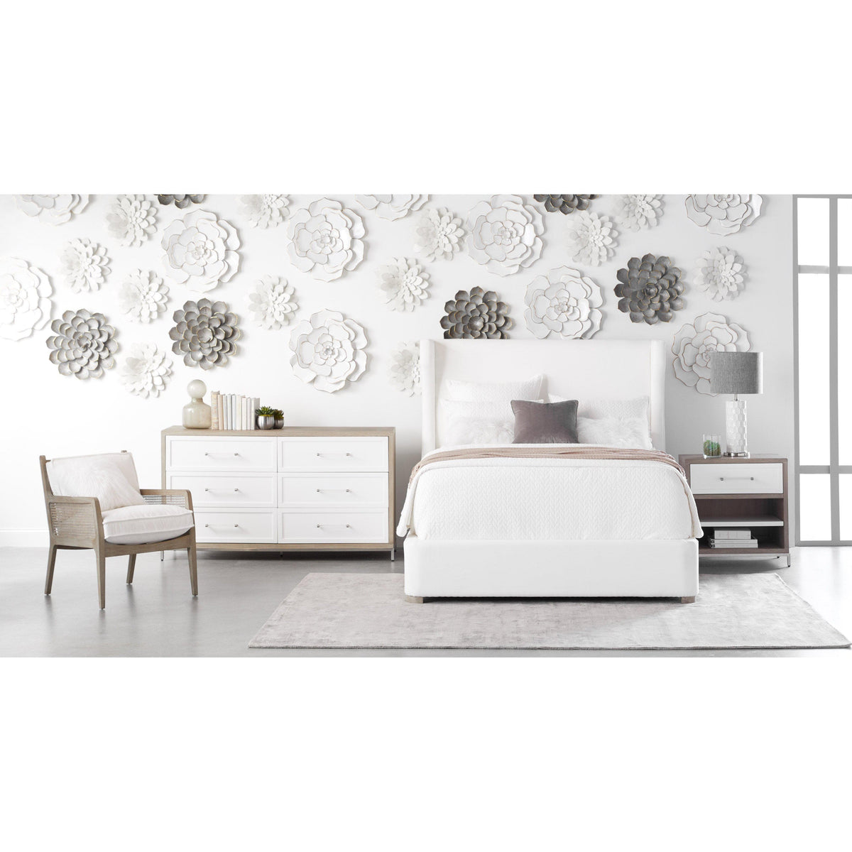 Bobbi Pearl LiveSmart Upholstered Bed