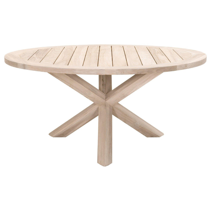 Bally Teak Outdoor Dining Table Lazy Susan | Bone & Brass
