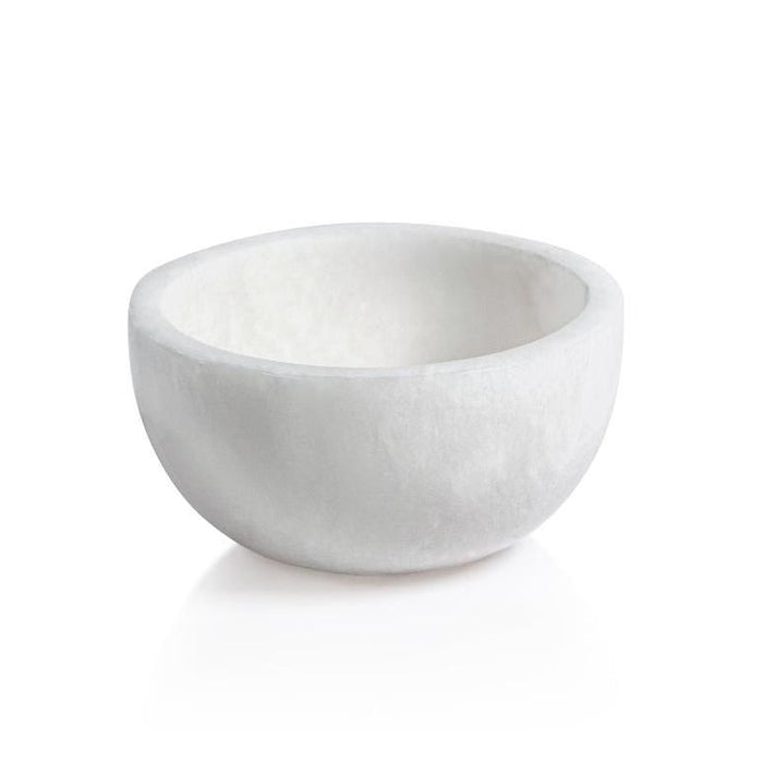 Baltic Medium White Alabaster Bowls, Set 2 | Bone & Brass