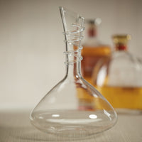 Barclay Hand Made Glass Wine Decanter - Decanter Detail | Bone & Brass