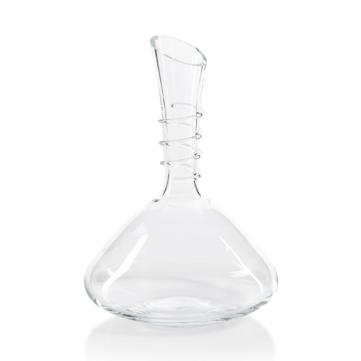Barclay Hand Made Glass Wine Decanter - Decanter View | Bone & Brass