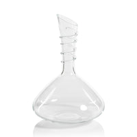 Barclay Hand Made Glass Wine Decanter | Bone & Brass