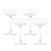 Barron Martini Glasses, Set 4 - Glass Stem Detail | Bone & Brass