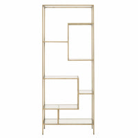 Bozeman Brass Tall Tiered Bookcase