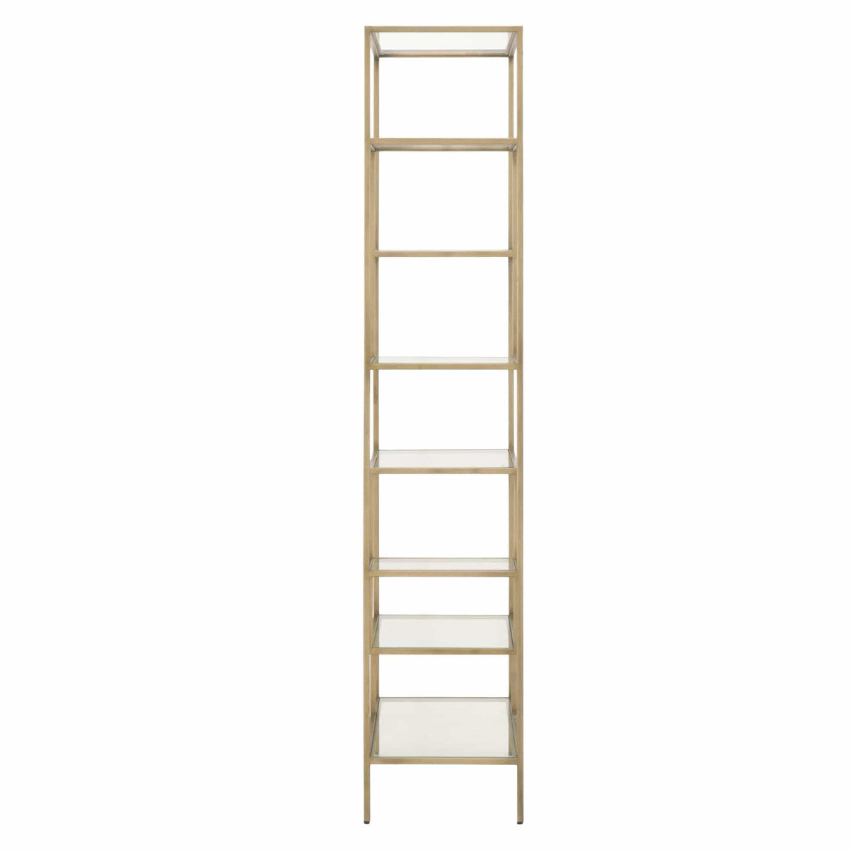 Bozeman Brass Tall Tiered Bookcase