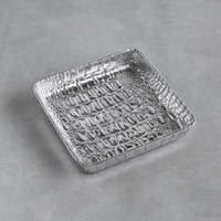 Giftables Pieles Croc Beverage Napkin Holder - Holder Side View | Bone & Brass