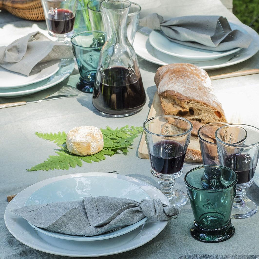 Bee Ceramic Dessert Plate Set- 4 - Detail View | Bone & Brass