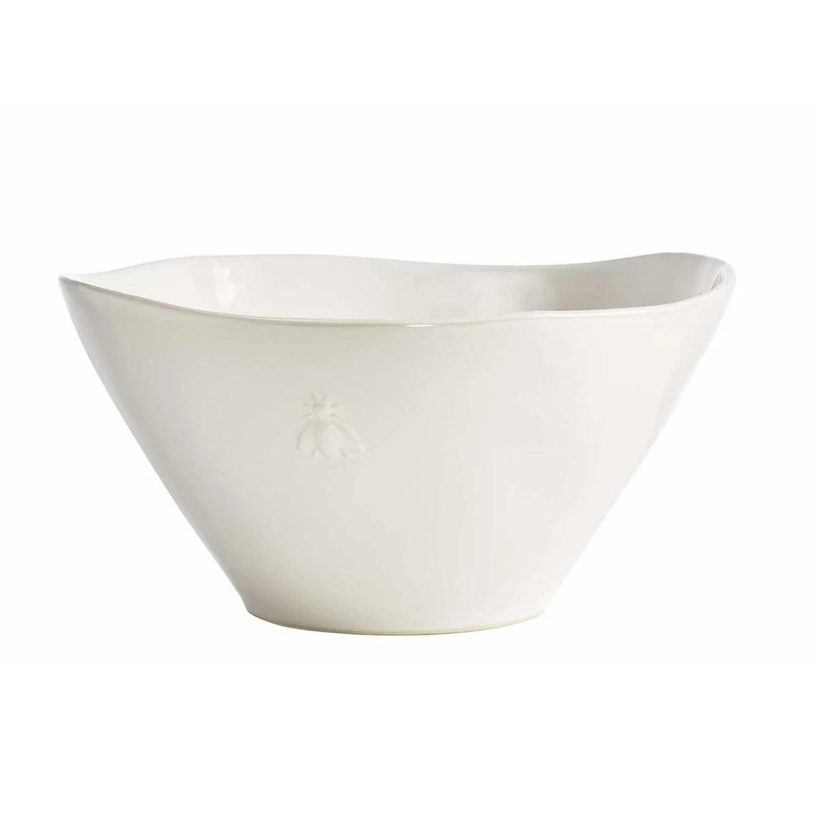 Bee Ceramic Serving Bowl, Ecru or Light Blue | Bone & Brass
