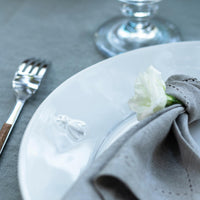 Bee Ceramic Dinner Plate Set- 4 - Detail View | Bone & Brass