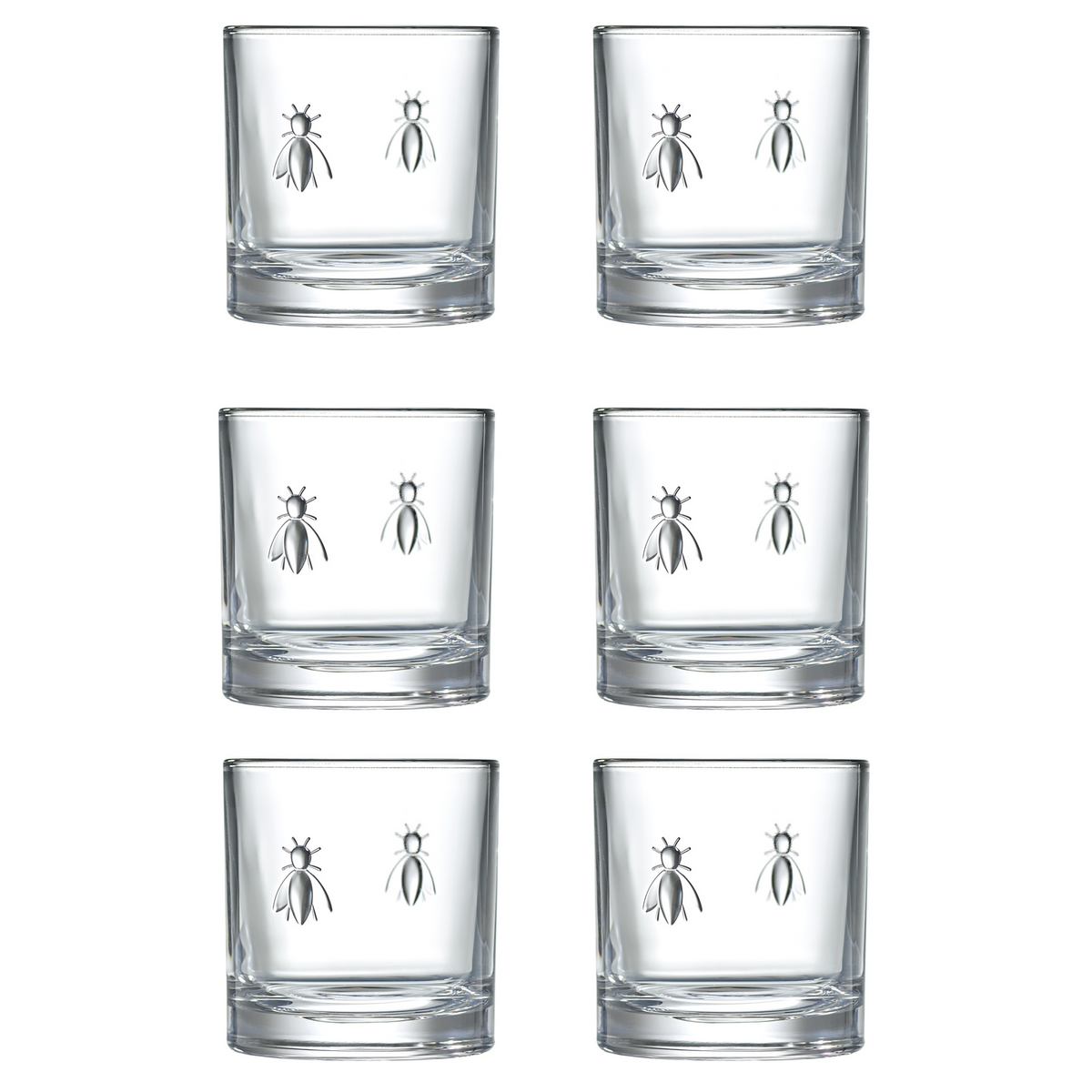 Bee Whiskey Glasses