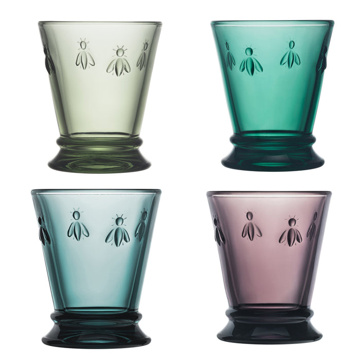 Bee Tumbler Assorted Colors Set of 4