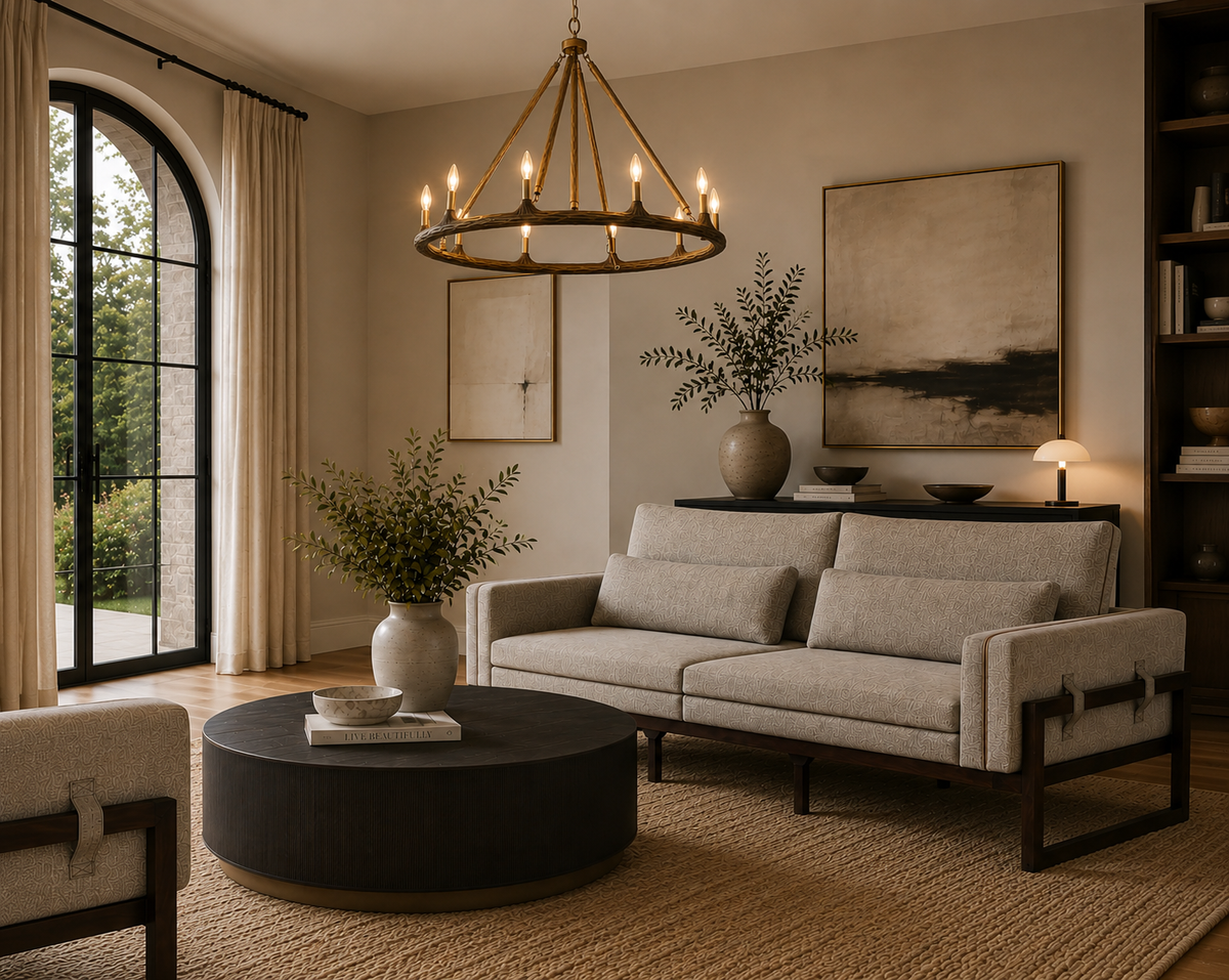 Belinda Rhapsody Greige Sofa