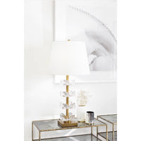 Bella Brass Table Lamp - Lamp Detail | Bone & Brass
