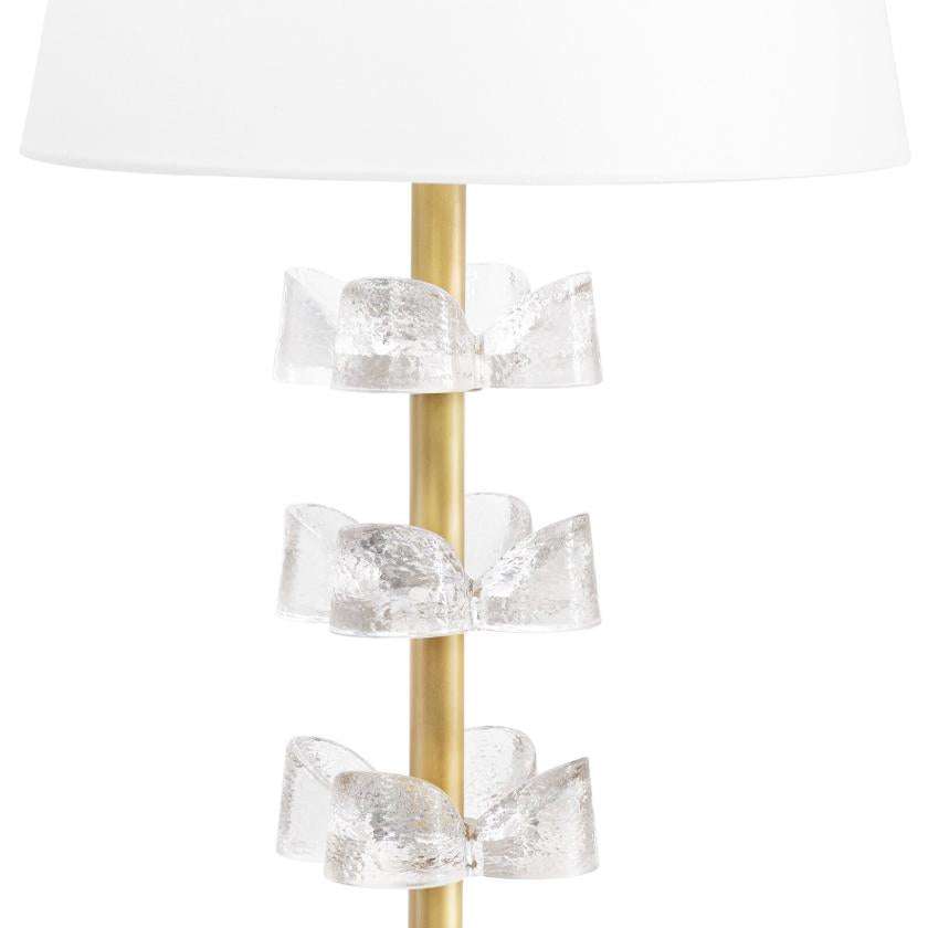 Bella Brass Table Lamp - Lamp Base Detail | Bone & Brass