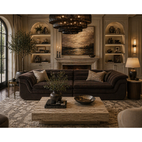 Bello Mink Brown Sofa - Sofa Detail | Bone & Brass