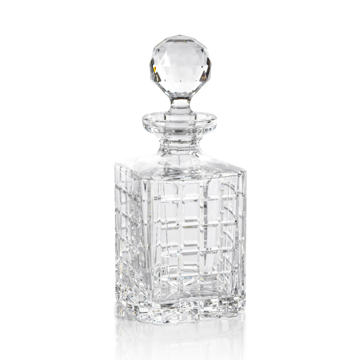 Belmore Crystal Glass Whiskey & Brandy Decanter | Bone & Brass