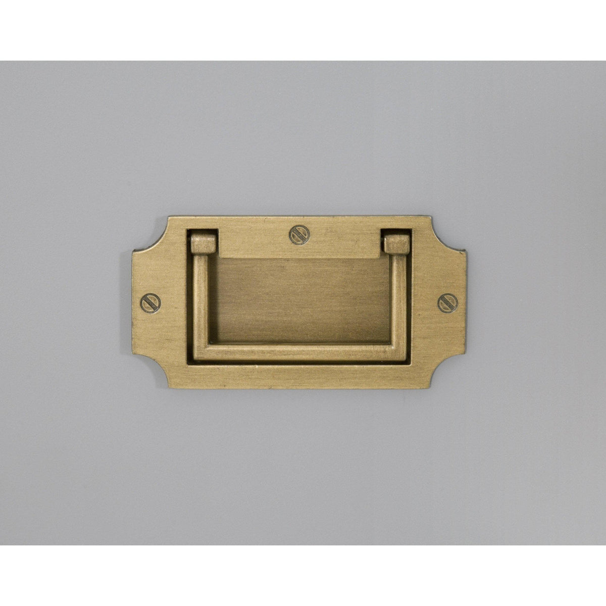 Benji Dove Gray Nightstand - Nightstand Side View | Bone & Brass