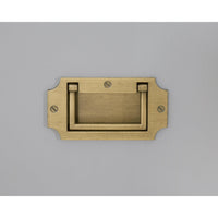 Benji Dove Gray Nightstand - Nightstand Side View | Bone & Brass