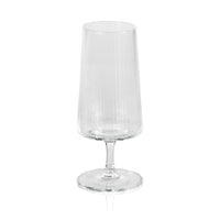 Benji Ribbed Fluted Textured Cocktail Glasses, Set 4 | Bone & Brass
