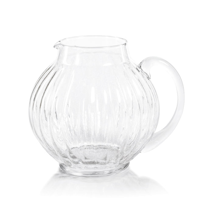 Benoit Bubble Glass Pitcher | Bone & Brass