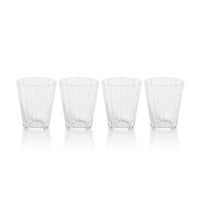Benoit Bubble Tumbler Glasses, Set 4 - Tumbler Side View | Bone & Brass