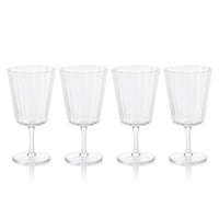 Benoit Bubble Wine Glasses, Set 4 - Glass Stem Detail | Bone & Brass