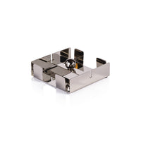 Bento Polished Nickel Cocktail Napkin Holder | Bone & Brass