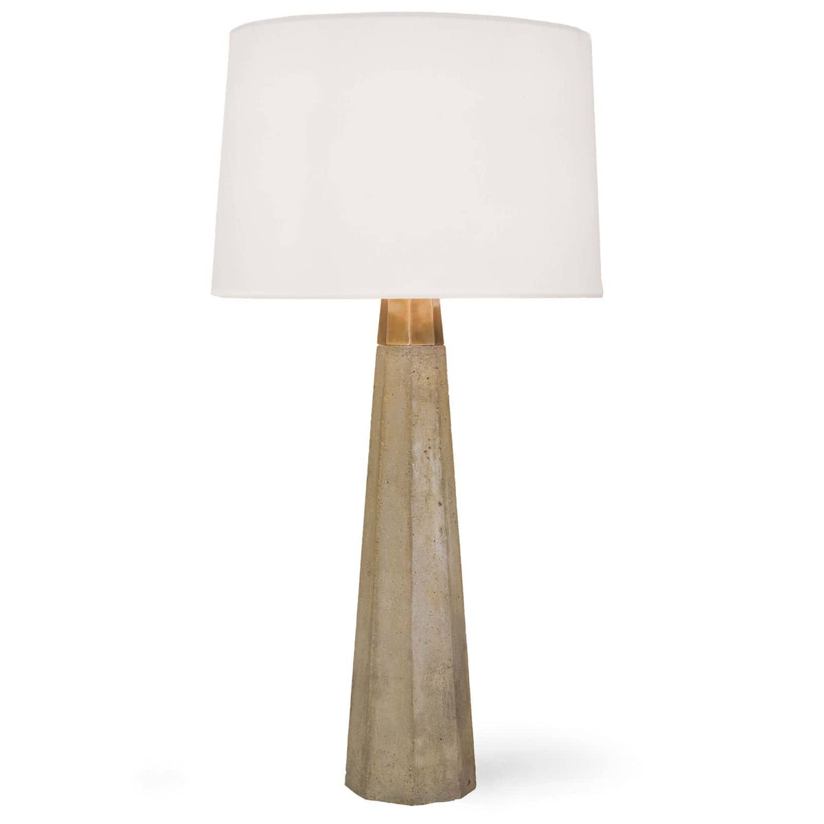 Bernadette Concrete Table Lamp | Bone & Brass