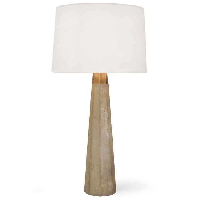 Bernadette Concrete Table Lamp | Bone & Brass
