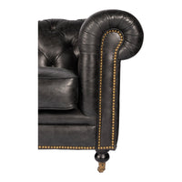 Birmingham Sofa Black - Sofa View | Bone & Brass