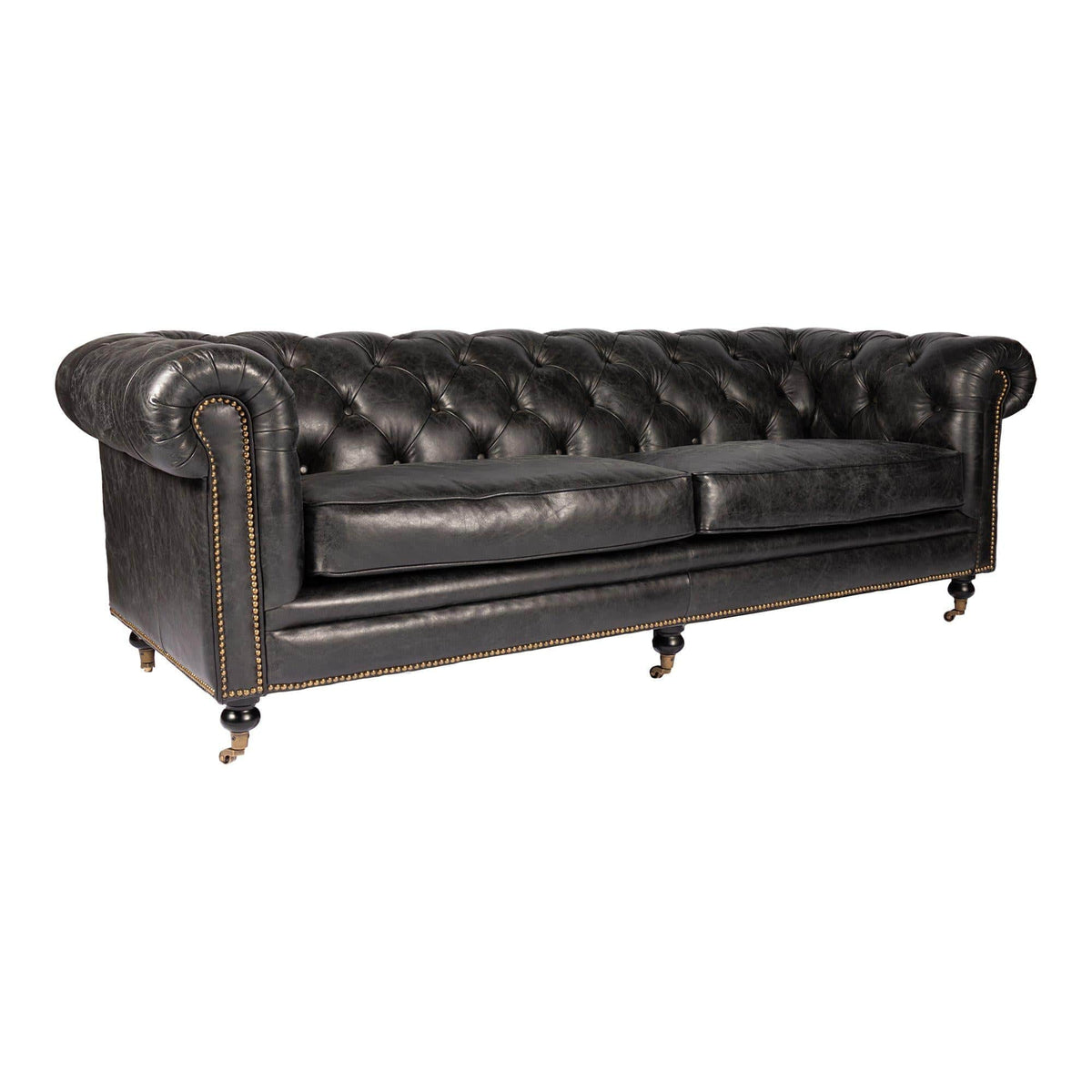 Birmingham Sofa Black | Bone & Brass