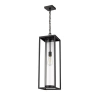 Black Dunbroch Open Frame Outdoor Pendant